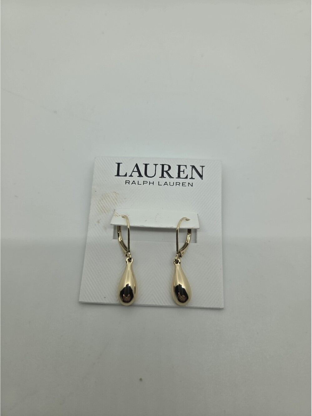 Lauren Ralph Lauren Goldtoned Dangle Teardrop Shaped Pierced Earrings